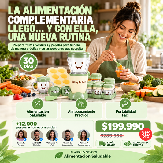 PROCESADOR DE ALIMENTOS BABY BULLET