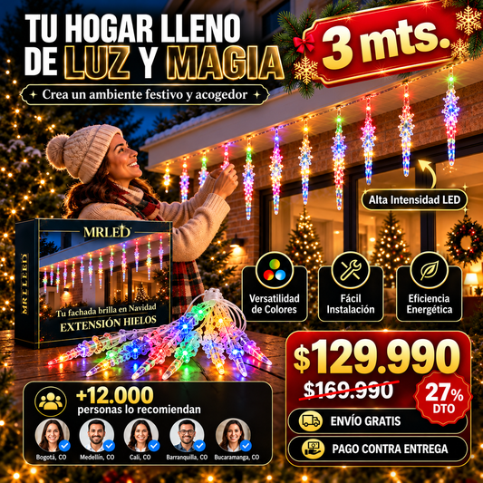 EXTENSION NAVIDEÑA HIELOS. Una navidad Mágica!